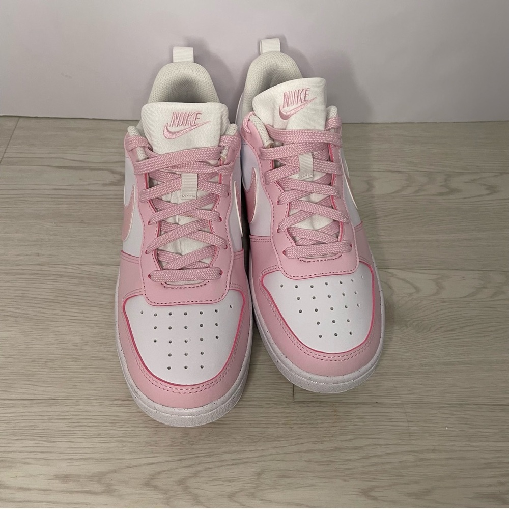 NWOB Nike Court Borough Low Recraft Pink Foam White (DV5456-105) Size 6Y  W7.5/8 - Picture 4 of 13